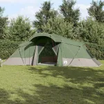 Cort de Familie cu acoperiș Verde și gri 721 x 335 x 212 cm GartenMobel Dekor