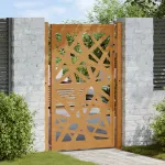 Poartă de grădină 100x150 cm, oțel rezistent la intemperii, design luminos GartenMobel Dekor