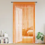 Perdele șir 2 buc Portocaliu 100x250 cm GartenMobel Dekor