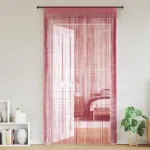 Perdele șir 2 buc Roz 100x250 cm GartenMobel Dekor