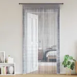 Perdele șir 2 buc Gri deschis 140x250 cm GartenMobel Dekor