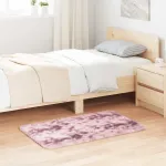 Covor shaggy cu pom înalt, NAVARRA, roz praf, 60x100 cm GartenMobel Dekor