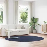 Covor shaggy cu pom înalt, NAVARRA, bleumarin, 240x240 cm GartenMobel Dekor