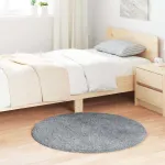 Covor shaggy cu pom înalt, NAVARRA, gri deschis, 100x100 cm GartenMobel Dekor
