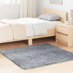 Covor shaggy cu pom înalt, NAVARRA, gri deschis, 120x120 cm GartenMobel Dekor
