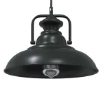 Lampă suspendată E27 Negru Ø 31 cm Fier GartenMobel Dekor
