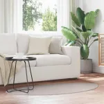 Covoare de zonă HUARTE Nisipiu 80 x 150 cm Poliester GartenMobel Dekor