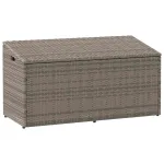 Ladă de grădină gri 110x50x58 cm, poliratan GartenMobel Dekor