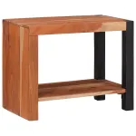 Raft pentru cărți Maro 50 x 30 x 40 cm Lemn Solid de Acacia GartenMobel Dekor