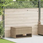Cutie de perne de exterior Bej 100x55x55,5 cm Poly Rattan GartenMobel Dekor