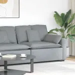 Modul modular de capăt pentru cotieră canapea cu perne 100 cm GartenMobel Dekor