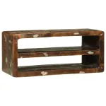 Cabinet TV Multicolour 80 x 32 x 36 cm Lemn masiv recuperat GartenMobel Dekor