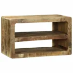 Cabinet TV cu raft Maro 60 x 32 x 36 cm Lemn masiv de mango GartenMobel Dekor