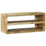 Cabinet TV cu raft Maro 80 x 32 x 36 cm Lemn masiv de mango GartenMobel Dekor