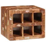 Raft pentru vin Maro 44 x 30 x 35 cm Lemn recuperat masiv GartenMobel Dekor