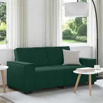 Canapea cu 2 locuri, verde închis, 180x78x84 cm, catifea GartenMobel Dekor