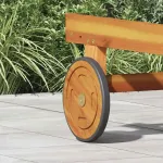 Roți Spațiale cu roata 2 pcs Maro 20.5 x 20.5 x 2 cm GartenMobel Dekor