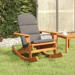 Scaun de grădină Adirondack cu perne, lemn masiv acacia GartenMobel Dekor