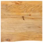 Blat de masă contur organic 80x80x3,8 cm lemn masiv de mango GartenMobel Dekor