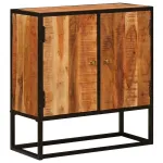 Bufet cu ușă Beta natural 70 x 30 x 75 cm Lemn Solid de Acacia GartenMobel Dekor