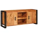 Cabinet TV cu raft Maro 120 x 33 x 50 cm lemn masiv de acacia GartenMobel Dekor
