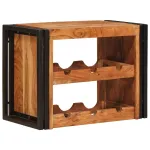 Raft pentru vin Maro 60 x 45 x 33 cm Lemn Solid de Acacia GartenMobel Dekor