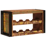 Raft pentru vin Maro 80 x 45 x 33 cm Lemn recuperat solid GartenMobel Dekor