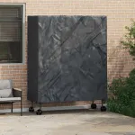 Husă pentru masă de ping pong Negru 165 x 70 x 185 cm țesătură GartenMobel Dekor