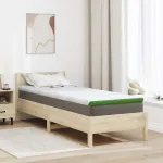 Suport pentru saltea Alb și Verde 80 x 200 cm Material jacquard GartenMobel Dekor