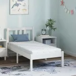 Saltea Alb 60 x 120 cm Material Jacquard GartenMobel Dekor