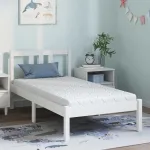 Saltea Alb 80 x 160 cm Material Jacquard GartenMobel Dekor