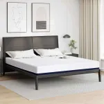 Saltea Alb și albastru 200 x 200 cm Material Jacquard GartenMobel Dekor