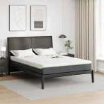 Saltea Alb și gri 140 x 200 cm Material Jacquard GartenMobel Dekor