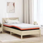 Saltea Alb și negru 90 x 190 cm Material Jacquard GartenMobel Dekor