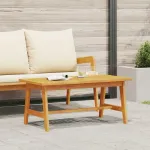 Masă de cafea Ulei Natural Lemn Solid de Acacia GartenMobel Dekor