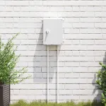 Dulap de control Gri 28 x 13 x 28 cm Plastic ABS GartenMobel Dekor