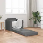 Pat canapea 60cm Gri închis țesătură GartenMobel Dekor