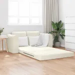Pat canapea Crem 148 x 71 x 83 cm Catifea GartenMobel Dekor