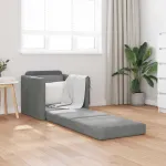Pat canapea Gri închis 74 x 77 x 81 cm Catifea GartenMobel Dekor