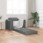 Pat canapea Gri închis 98 x 71 x 83 cm țesătură GartenMobel Dekor