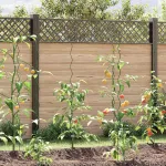Sprijin pentru plante 20 pcs Verde 150 x 0,6 x 0,6 cm Oțel GartenMobel Dekor