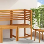 Scaun pentru Grădină Maro 50 x 50 x 91cm Lemn masiv de acacia GartenMobel Dekor