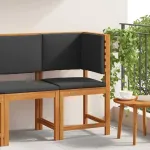 Scaun pentru Grădină Maro 50 x 50 x 91cm Lemn masiv de acacia GartenMobel Dekor