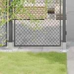 Baze stâlp pătrate 12 buc Argintiu 61x61 mm Oțel galvanizat GartenMobel Dekor