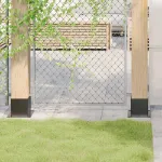 Baze stâlp pătrate 4 buc Antracit Oțel acoperit cu pulbere GartenMobel Dekor