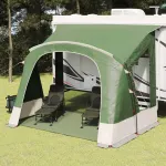 Cort Caravan 3-Persoană cu acoperiș Verde 330 x 252 x 245 cm GartenMobel Dekor