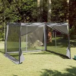 Cort interior Gri și Portocalie 303 x 303 x 196 cm tafta GartenMobel Dekor