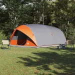 Cort tunel Gri și Portocalie 500 x 348 x 200 cm tafta GartenMobel Dekor