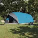 Cort tunel cu acoperiș albastru 500 x 348 x 200 cm tafta GartenMobel Dekor