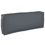 Pernă Antracit 120 x 40 x 12 cm Material Oxford GartenMobel Dekor